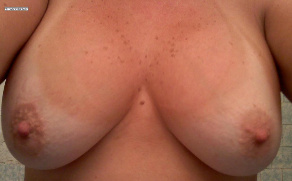 Tit Flash: My Big Tits (Selfie) - RIGirl from United States
